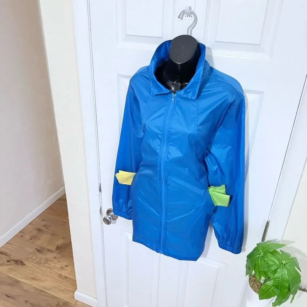 Woman Within Women’s Raincoat in Blue Size 22/24